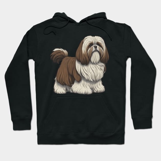 Lhasa apso Hoodie by KhalidArt